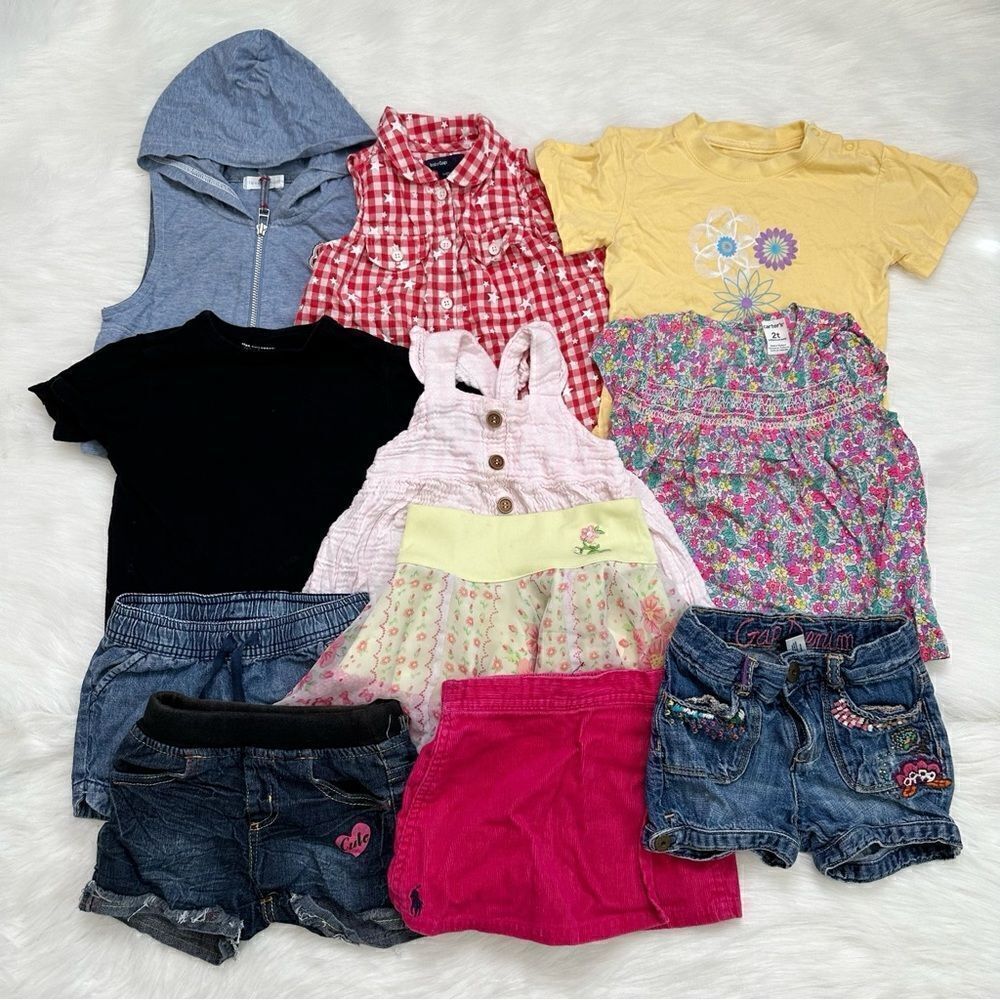 2T Baby Girl Summer Clothes LOT